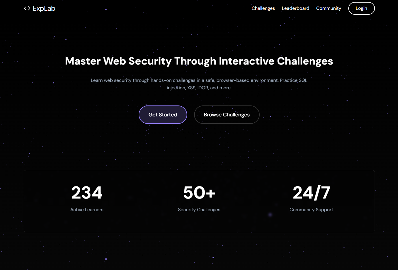 Cybersecurity Learning Platform